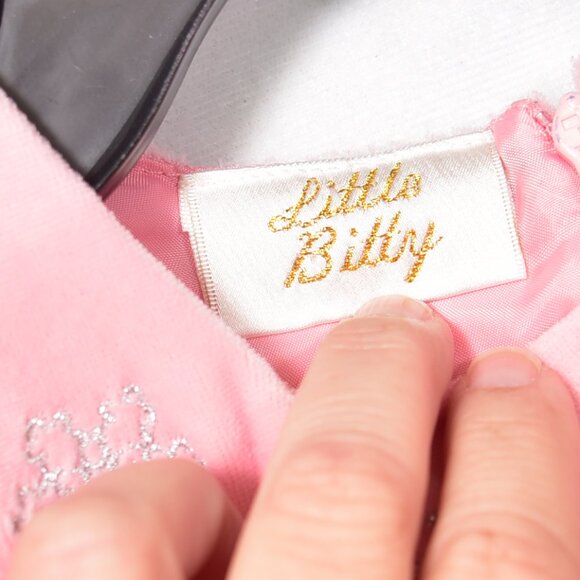 Little Bitty Baby Girl Dress Pink No Size Tag Maybe 12-18 Months - Picture 5 of 6